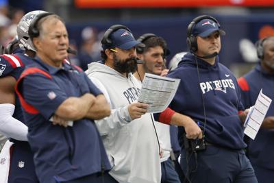 Patriots coaches with Joe Judge